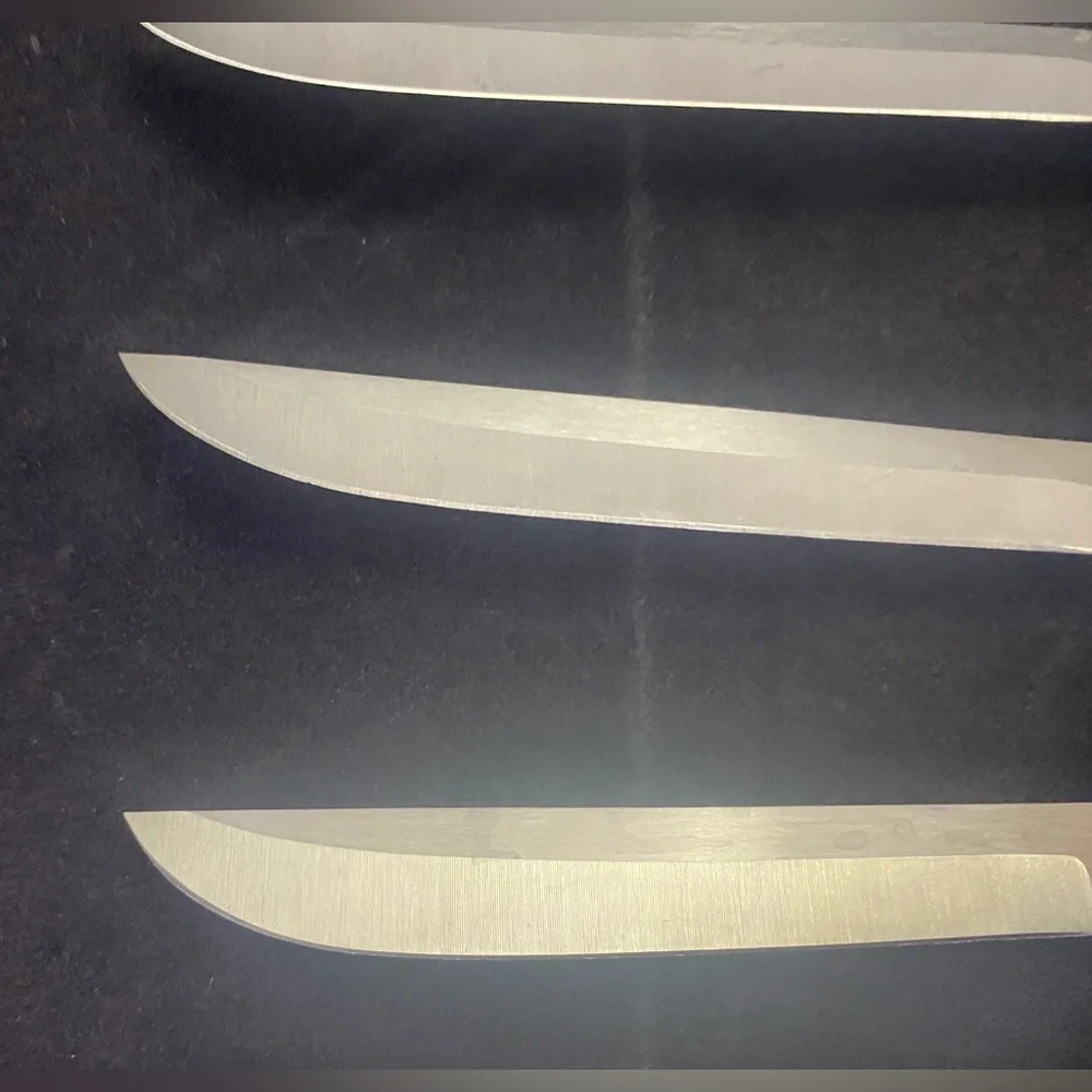 Vintage Carvel Hall Steak Knives Set of 5 Made In USA Stainless Heavy